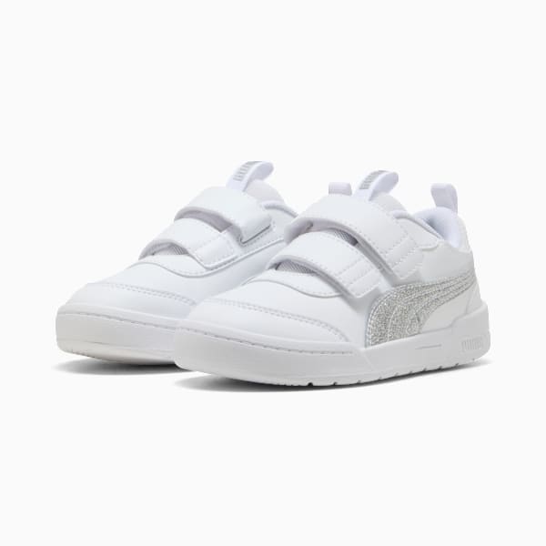 Маленькие дети не любят кроссовки Multiflex 2 Glitz Puma, белый — фото 2