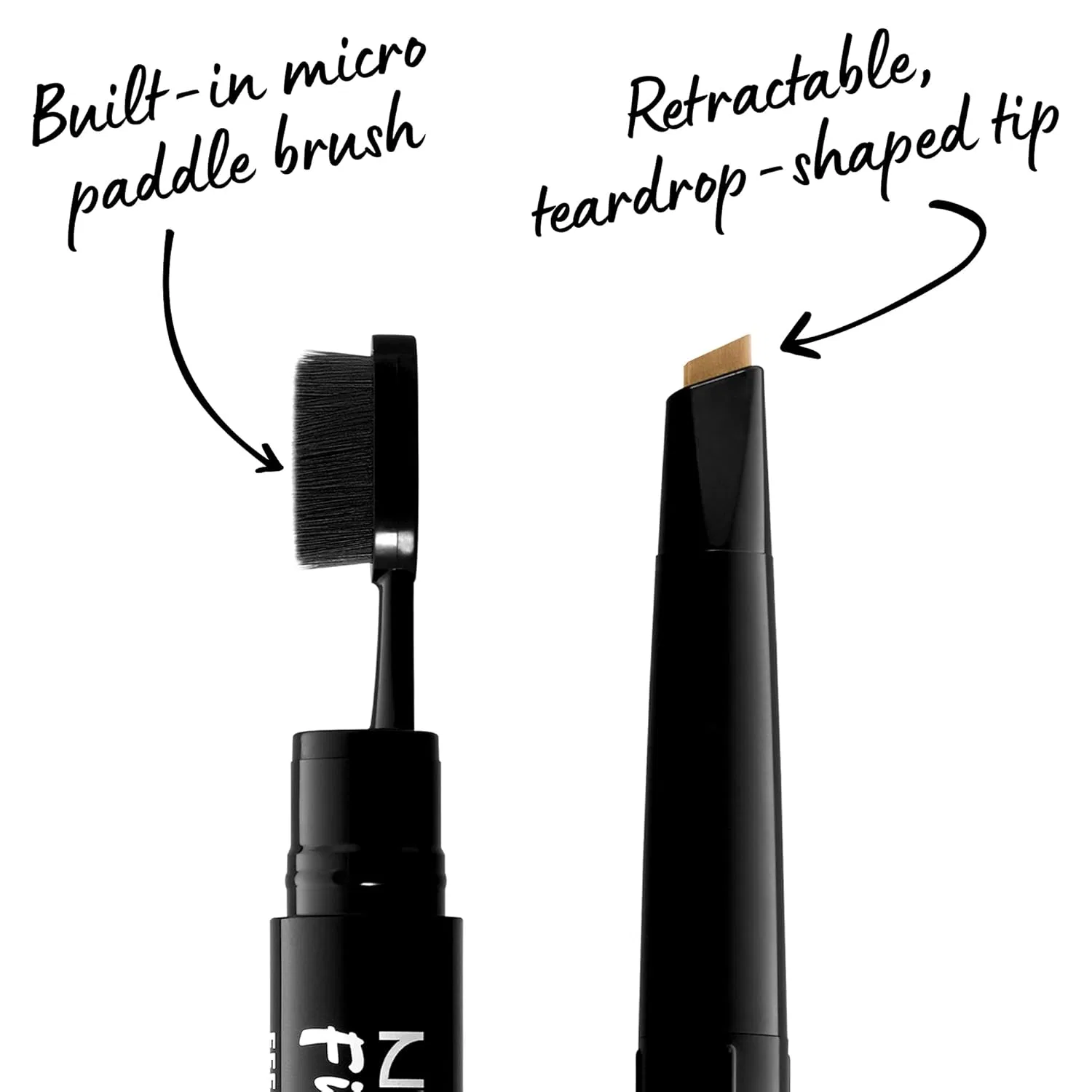 Карандаш-помада для бровей «Fill & Fluff Eyebrow Pomade Pencil» от NYX Professional Makeup Nyx Professional Makeup, Blonde. — фото 3