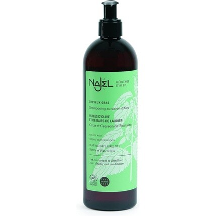 

Najel Aleppo Soap Шампунь 2 в 1 для жирных волос 500г