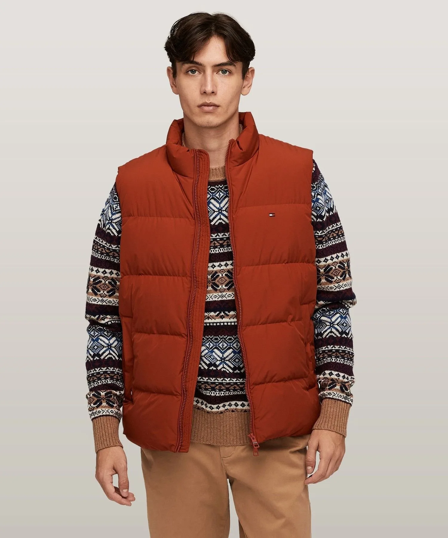 Пуховый жилет TOMMY HILFIGER, Red XNN
