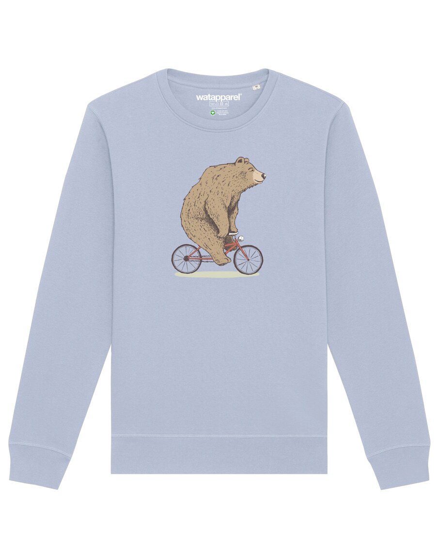 

Толстовка Watapparel Fahrradbär, светло-синий