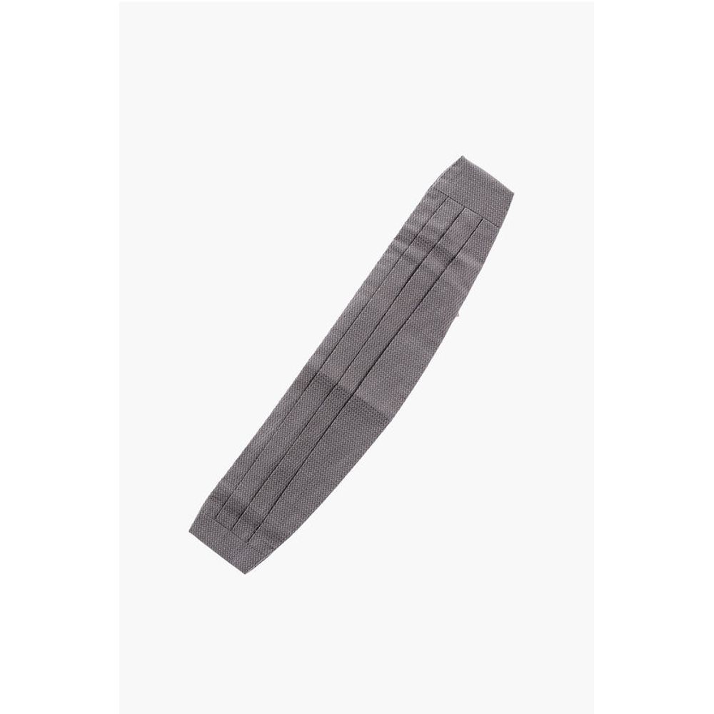 

Серый атласный пояс Corneliani, Gray