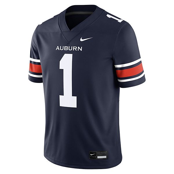 Мужская футболка Auburn Tigers домашняя игра в синем цвете Nike — фото 3