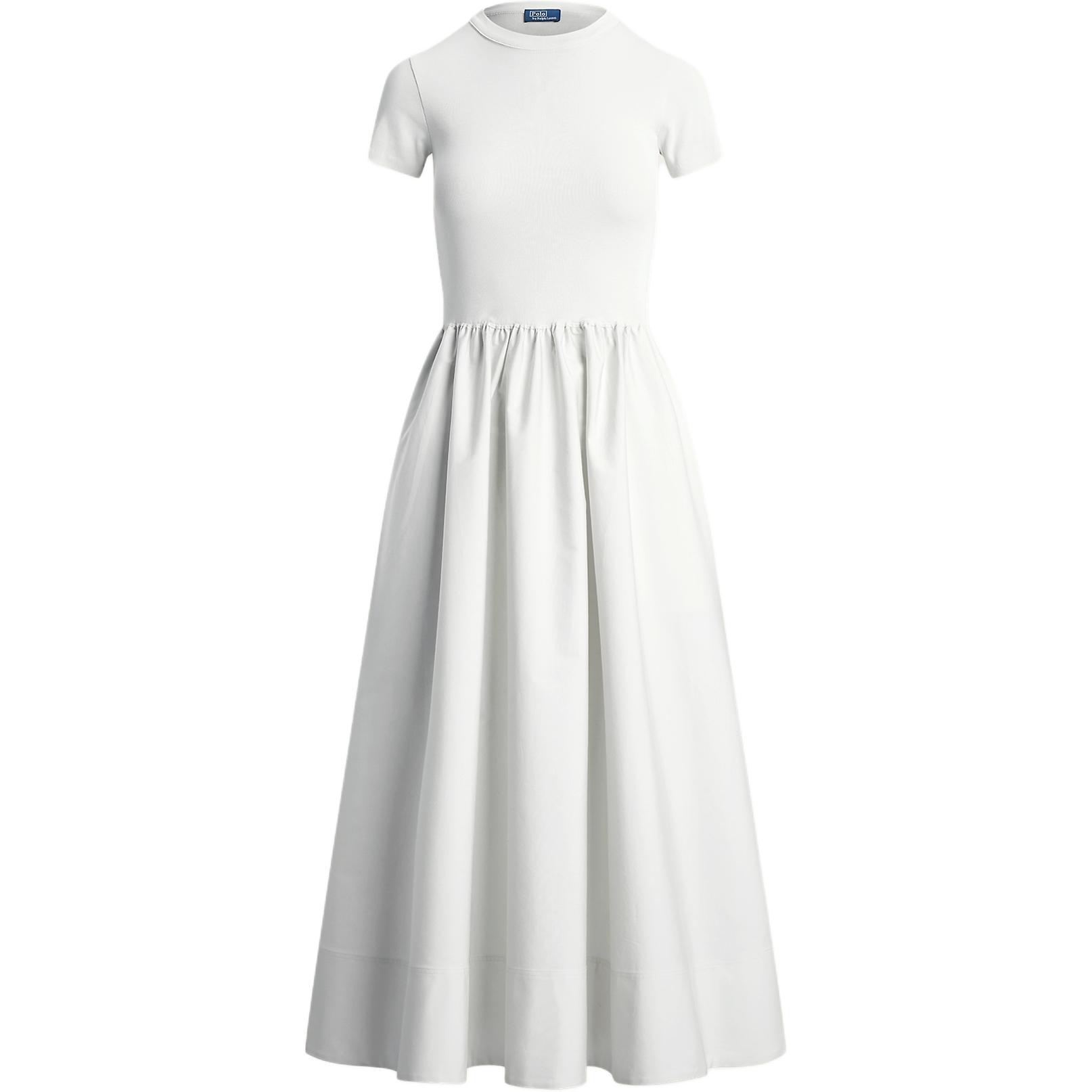 

Хлопковое платье Polo Ralph Lauren, белый