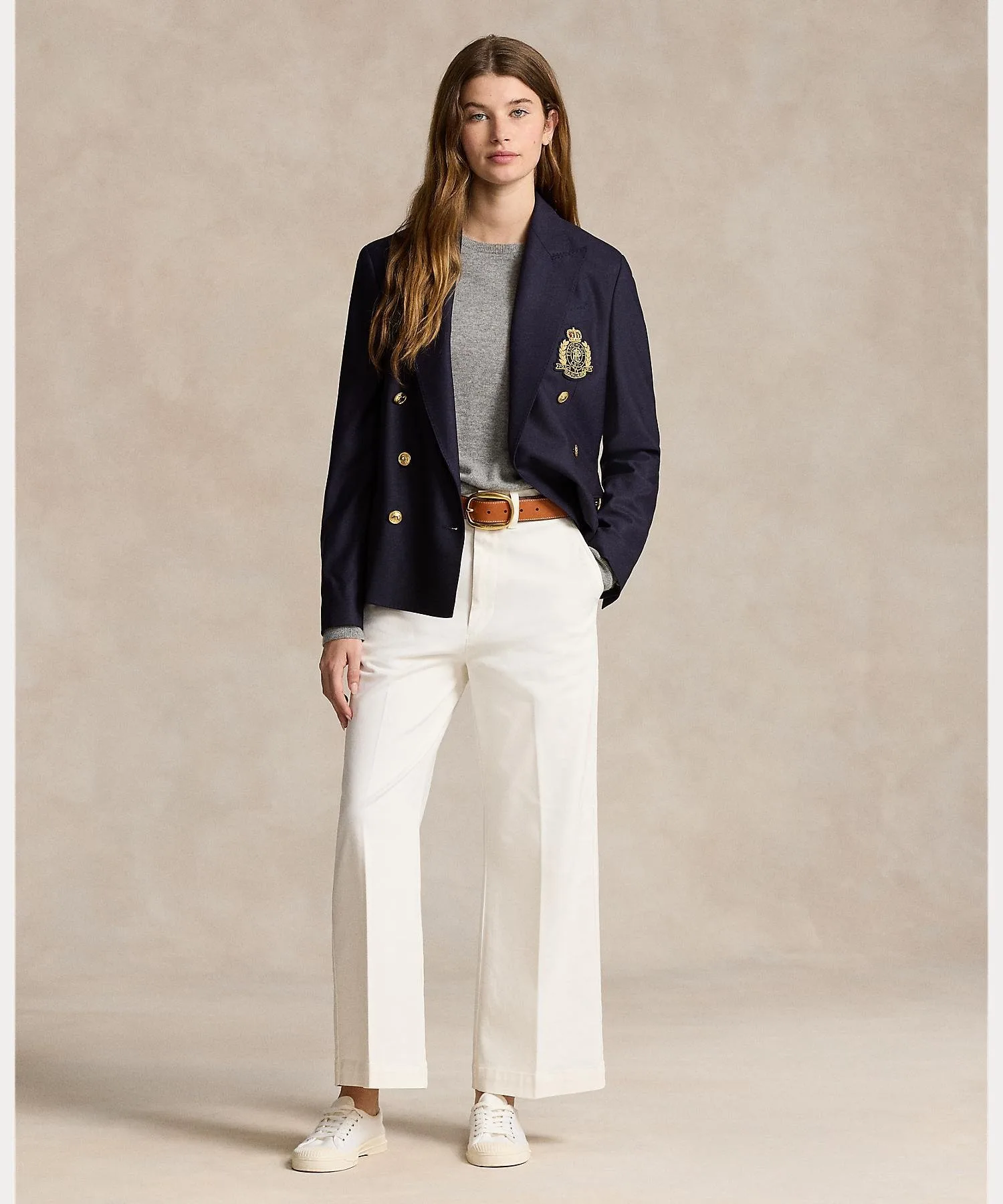 Широкие брюки-чиносы Polo Ralph Lauren, 100 White