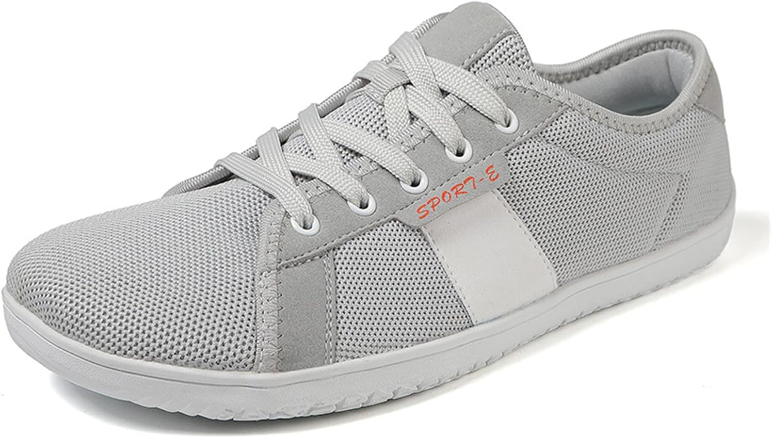 

Мужские минималистичные кроссовки с широким носком, удобные и дышащие прогулочные кроссовки Abborora, светло-серый