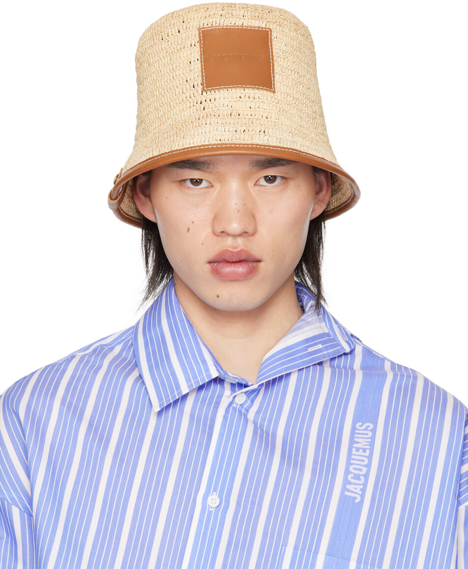 

Бежевая панама Les Classiques 'Le bob Soli' JACQUEMUS