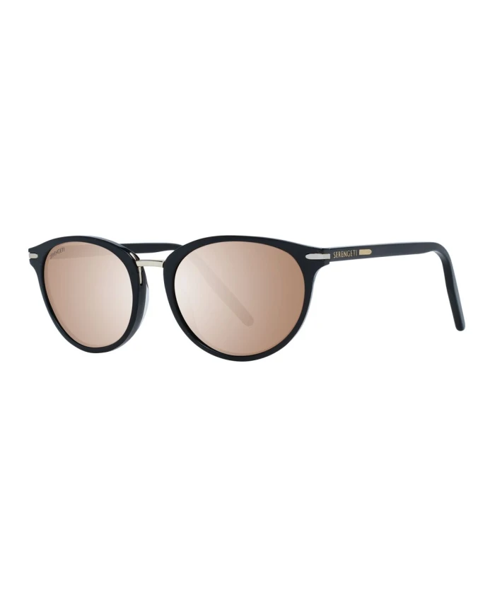 

Черные женские круглые поляризованные солнцезащитные очки коричневого цвета Serengeti, черный