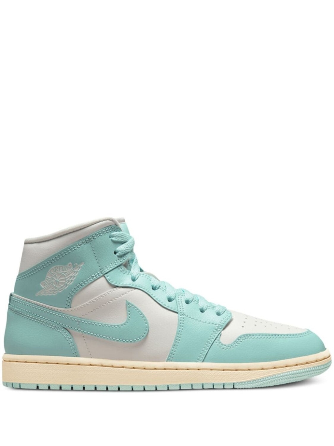 

Кроссовки Jordan Air Jordan 1 Mid "Sail/Light Dew/Muslin", зеленый