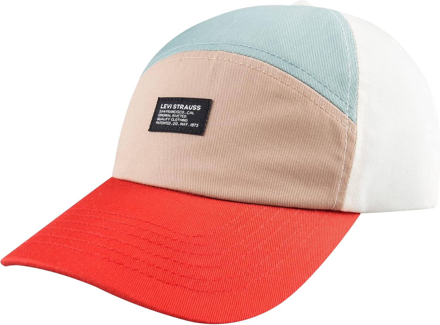 

Мужская классическая бейсболка Levi's с логотипом, Tan Colorblock