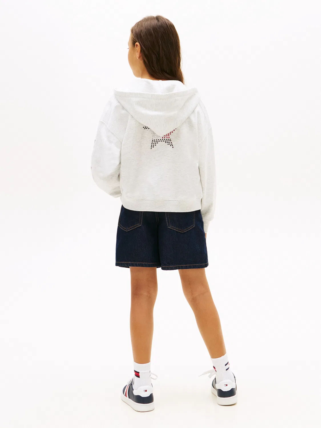 Толстовка на молнии Tommy Hilfiger, Mottled Grey — фото 3