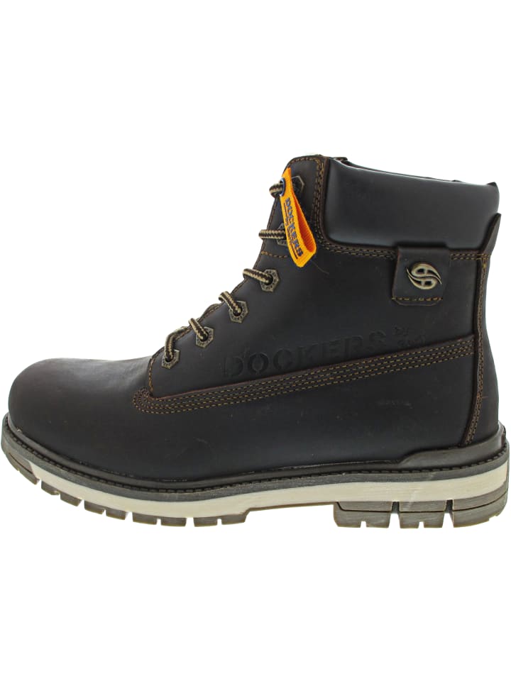 

Dockers by Gerli Коричневые ботильоны на шнуровке