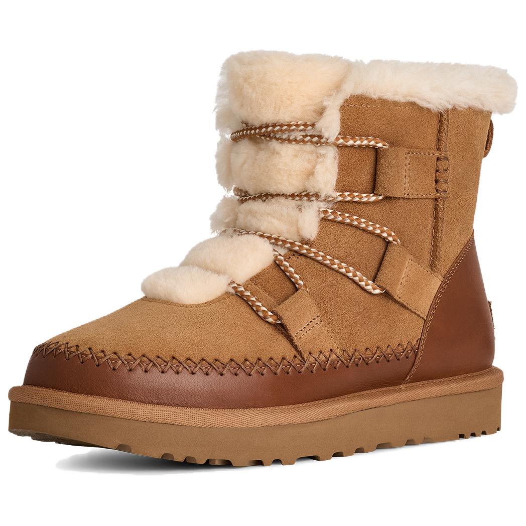 UGG Классические короткие зимние сапоги для женщин в каштановом цвете, цвет Chestnut