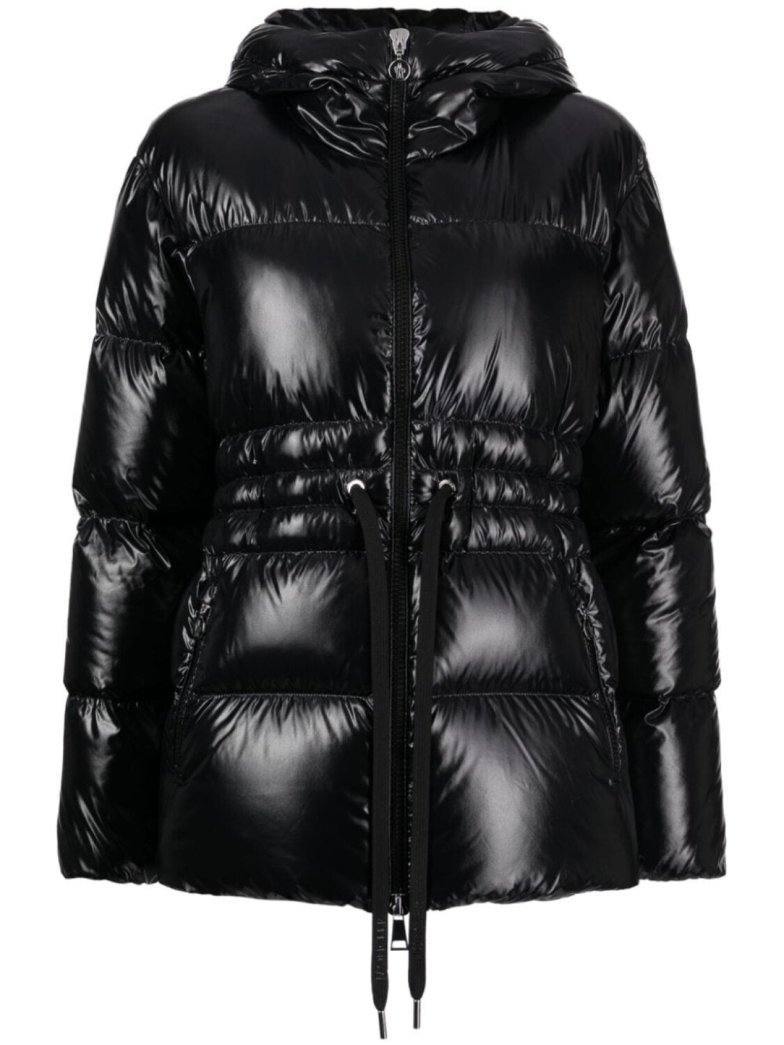 

Moncler пуховик Taleve с кулиской, черный