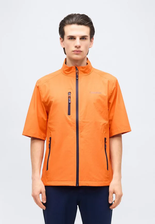 Куртка acres с коротким рукавом, водонепроницаемая, для активного отдыха. Calvin Klein Golf, Mandarin