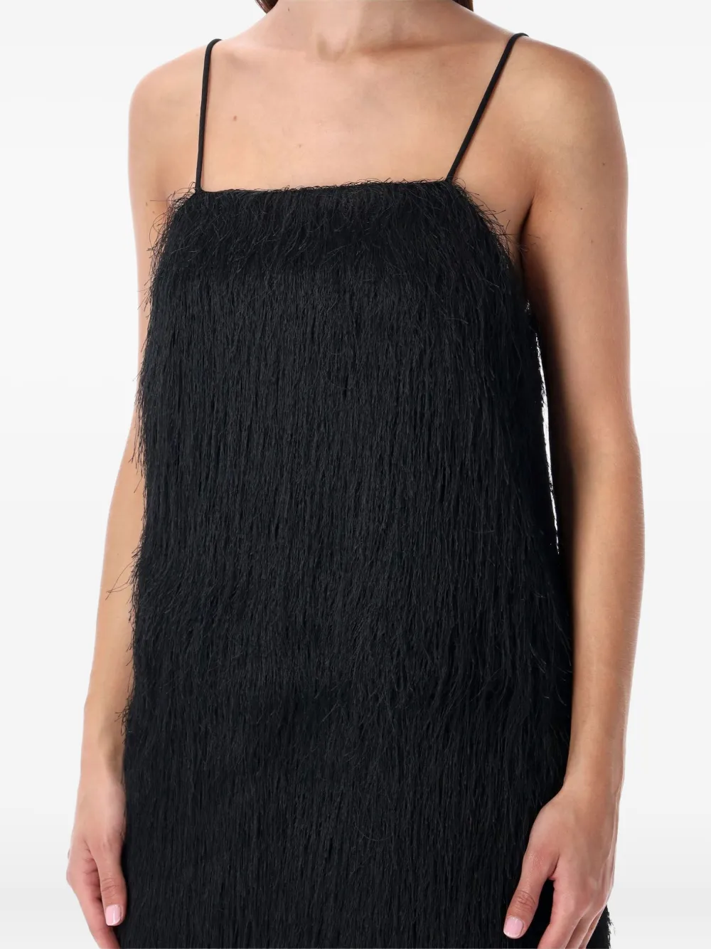 

Мини-платье с бахромой Ledo BY MALENE BIRGER, черный