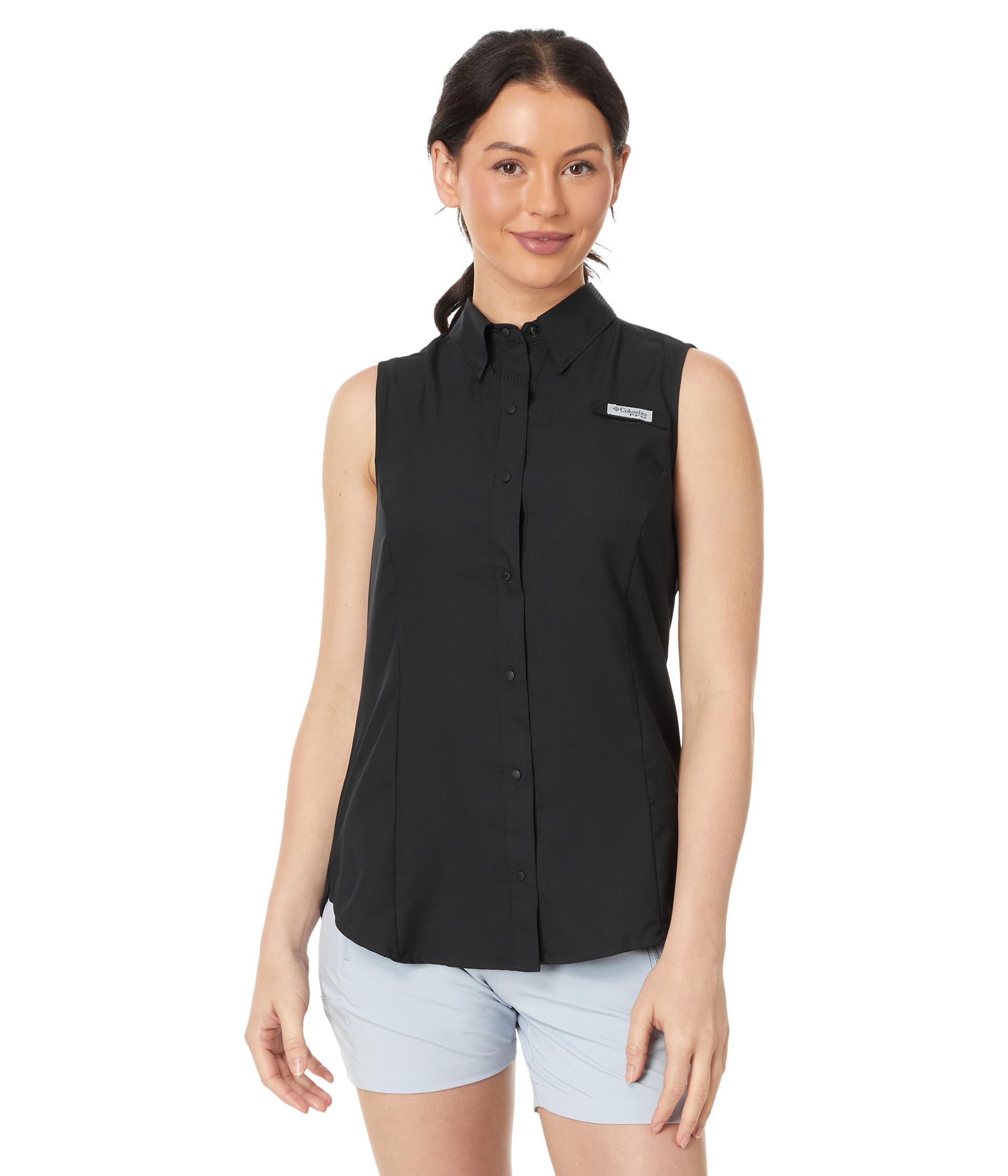 

Рубашка Columbia Tamiami Sleeveless Shirt, черный