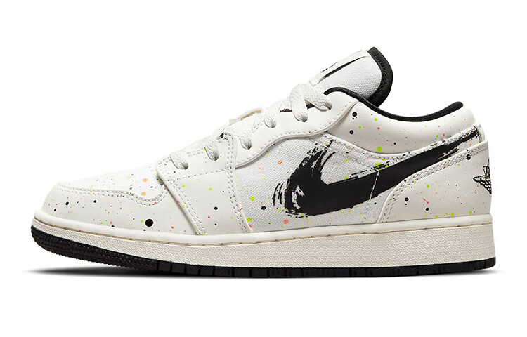 Кроссовки Jordan 1 Low SE Paint Splatter GS