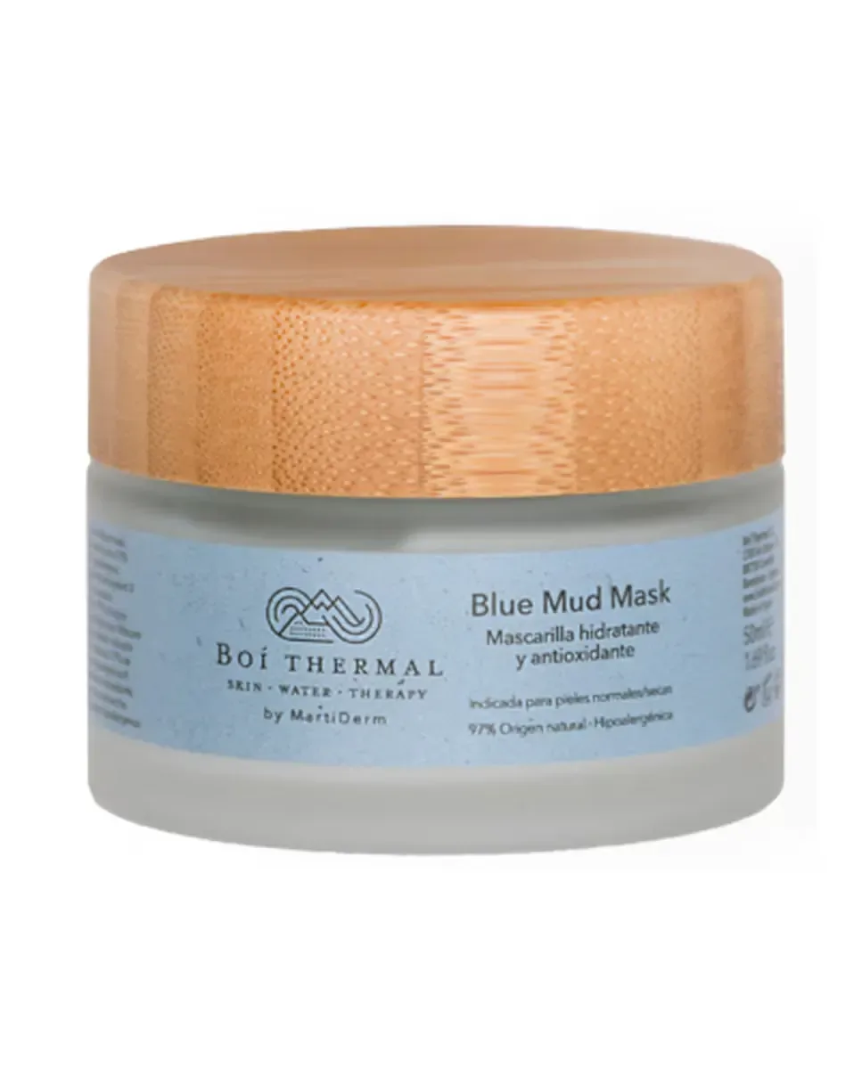 Маска для лица Boithermal By Martiderm — Увлажняющая и антивозрастная Blue Mud Mask Boi Thermal от, 50 мл