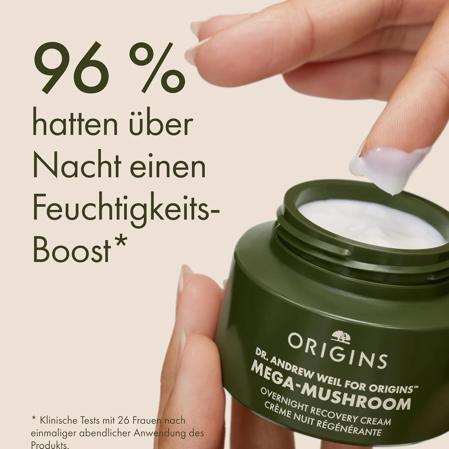 Крем для лица Origins — Ночной восстанавливающий для кожи «Mega-Mushroom Overnight Recovery Skin Barrier Cream» от — фото 2
