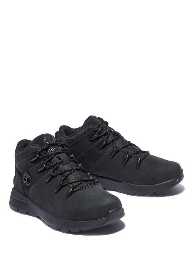 Детские треккинговые ботинки Sprint Trekker из кожи Timberland, Jet Black — фото 4