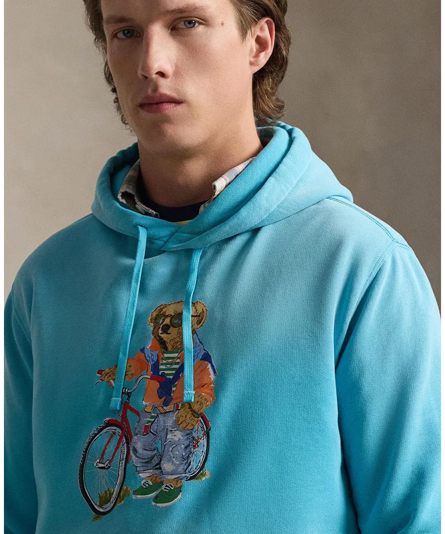 Мужская толстовка с принтом "Медведи" Polo Ralph Lauren, Turquoise — фото 3