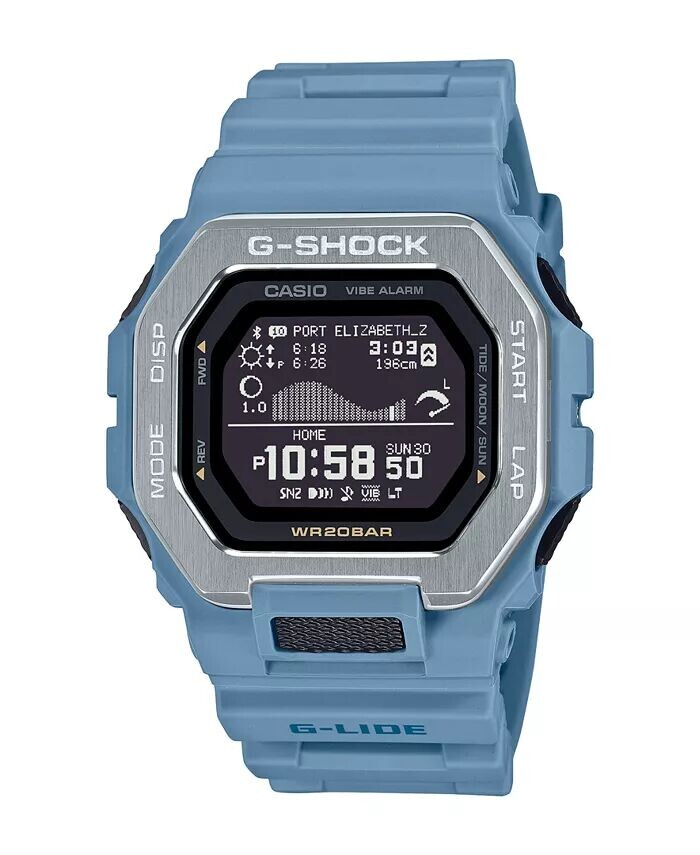 

Мужские цифровые часы из синей смолы, 46 мм GBX100-2A G-Shock, синий