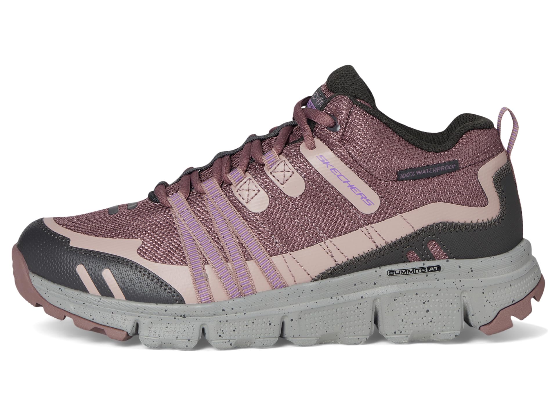 Кроссовки SKECHERS Summits At - Wynnwood Waterproof, Mauve/Multi — фото 4