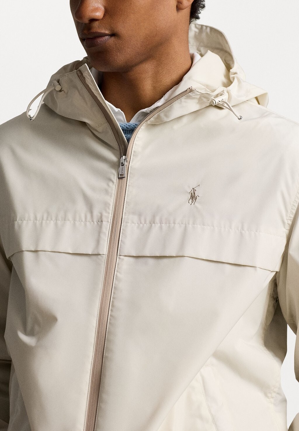 

Легкая куртка FULL-ZIP HOODED JACKET Ralph Lauren, бежевый