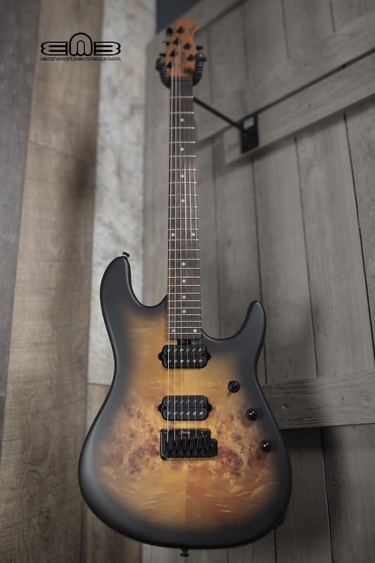 

Электрогитара Sterling RICHARDSON6 Electric Guitar in Natural Poplar Burl Burst RICHARDSON6-NPB