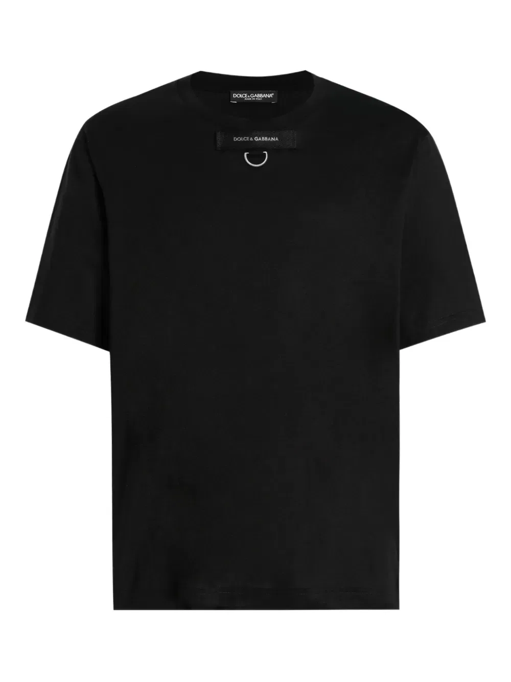 Футболка с D-образным кольцом Dolce & Gabbana, черный