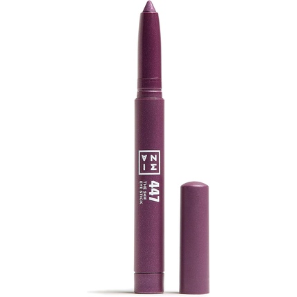 

3INA MAKEUP The 24H Eye Stick 447 Фиолетовые тени для век с кремовой текстурой 24H Водостойкие тени для век с матовым мерцанием и металлической отделкой Многозадачные тени для век