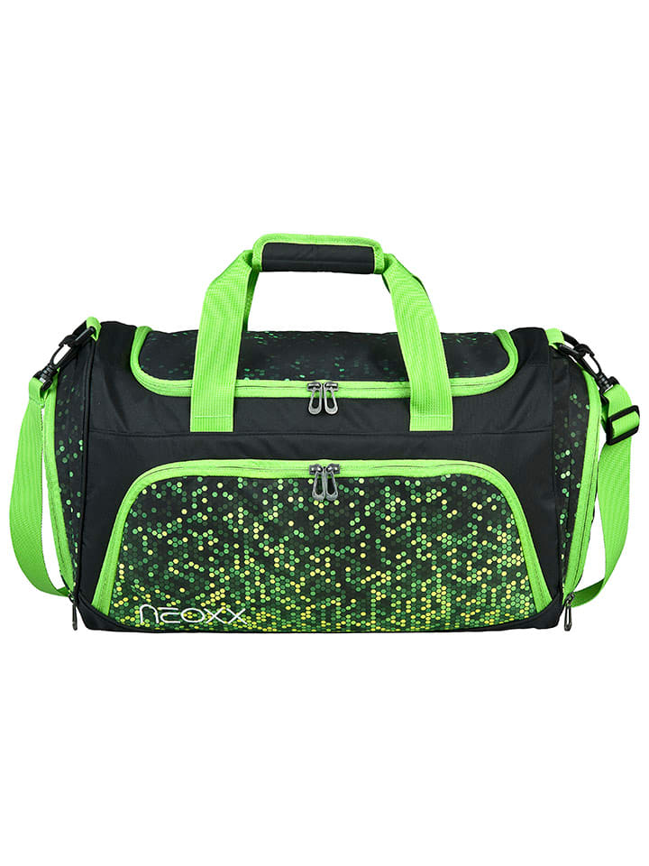 

Neoxx Спортивная сумка "Move" черно-зеленого цвета - (Д)43,5 см - (В)26 см