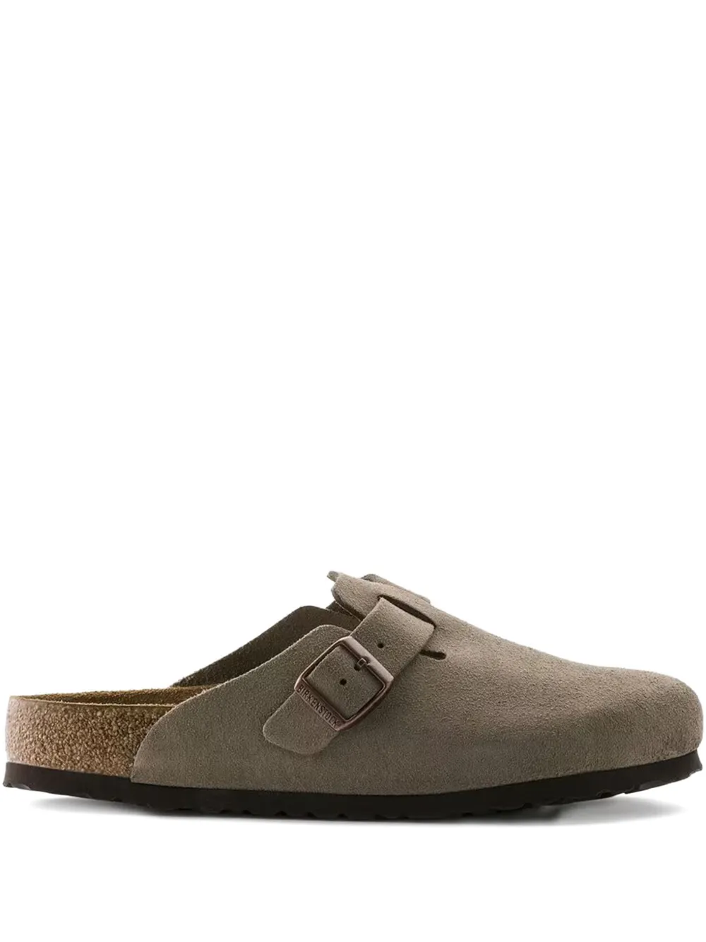

Замшевые сандалии с застежкой-пряжкой BIRKENSTOCK, коричневый