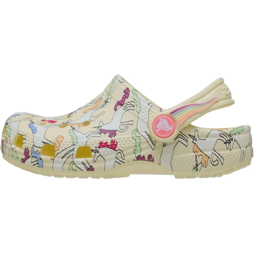 Crocs Классические клоги дышащие низкие детские кроссовки yellow для малышей
