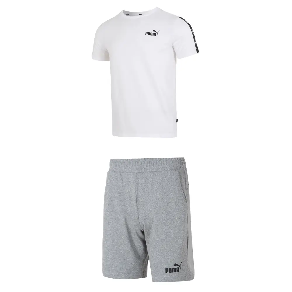 

Повседневная спортивная одежда для мужчин Белый+серый Puma, серый