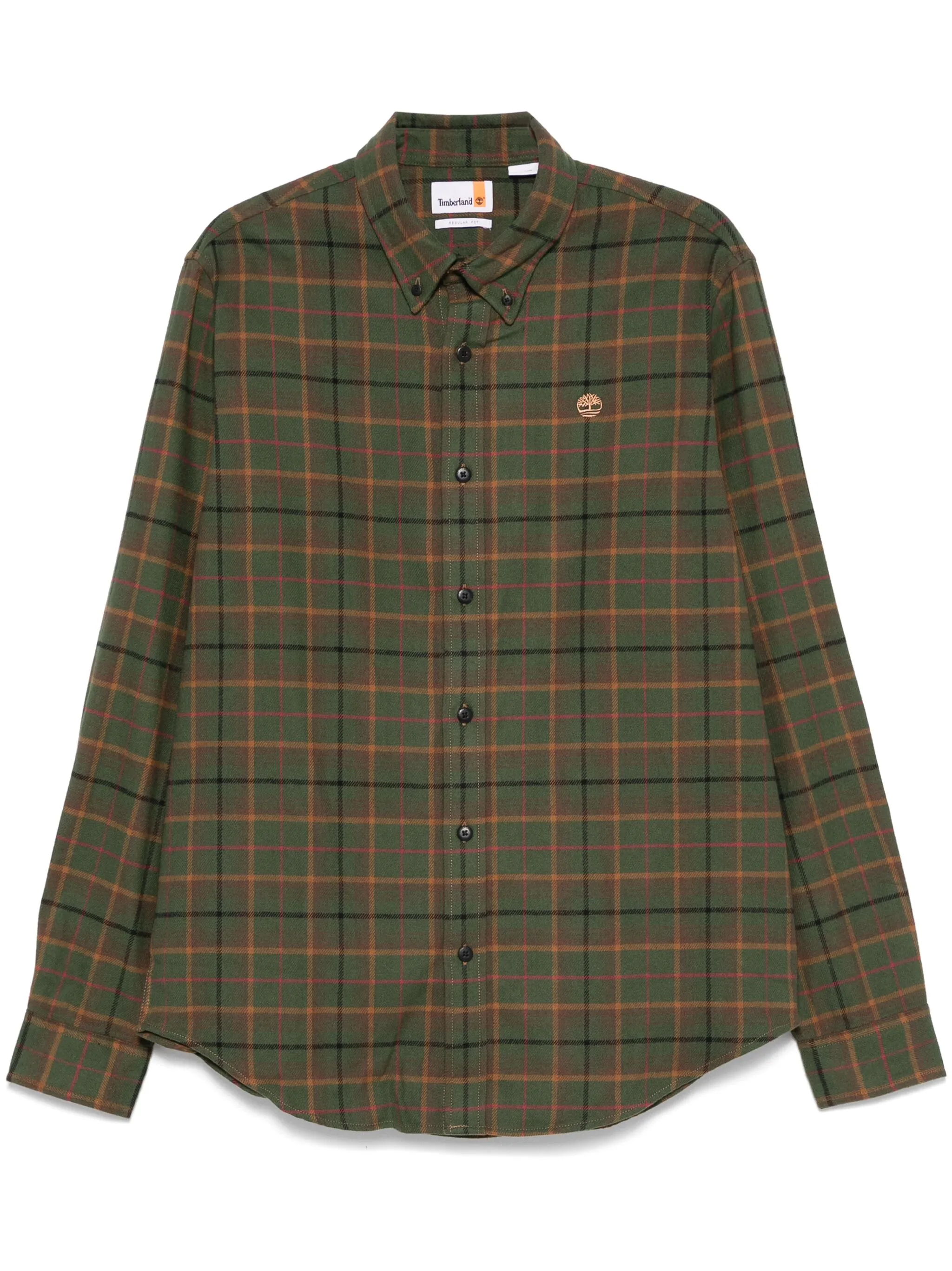 

Фланелевая рубашка в клетку Timberland, зеленый