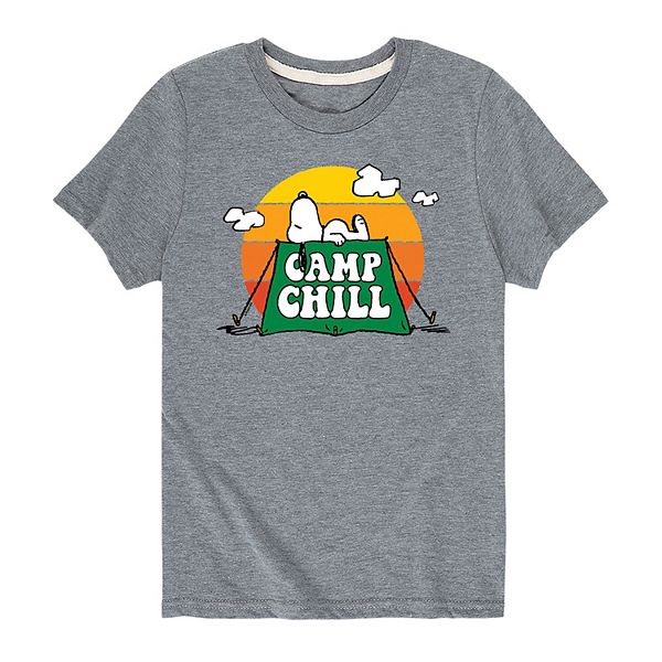 

Футболка с принтом Peanuts Snoopy Camp Chill для мальчиков 8-20 Licensed Character