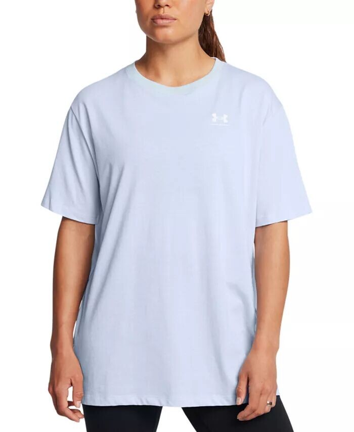 

Женская футболка оверсайз с логотипом BF Under Armour, синий