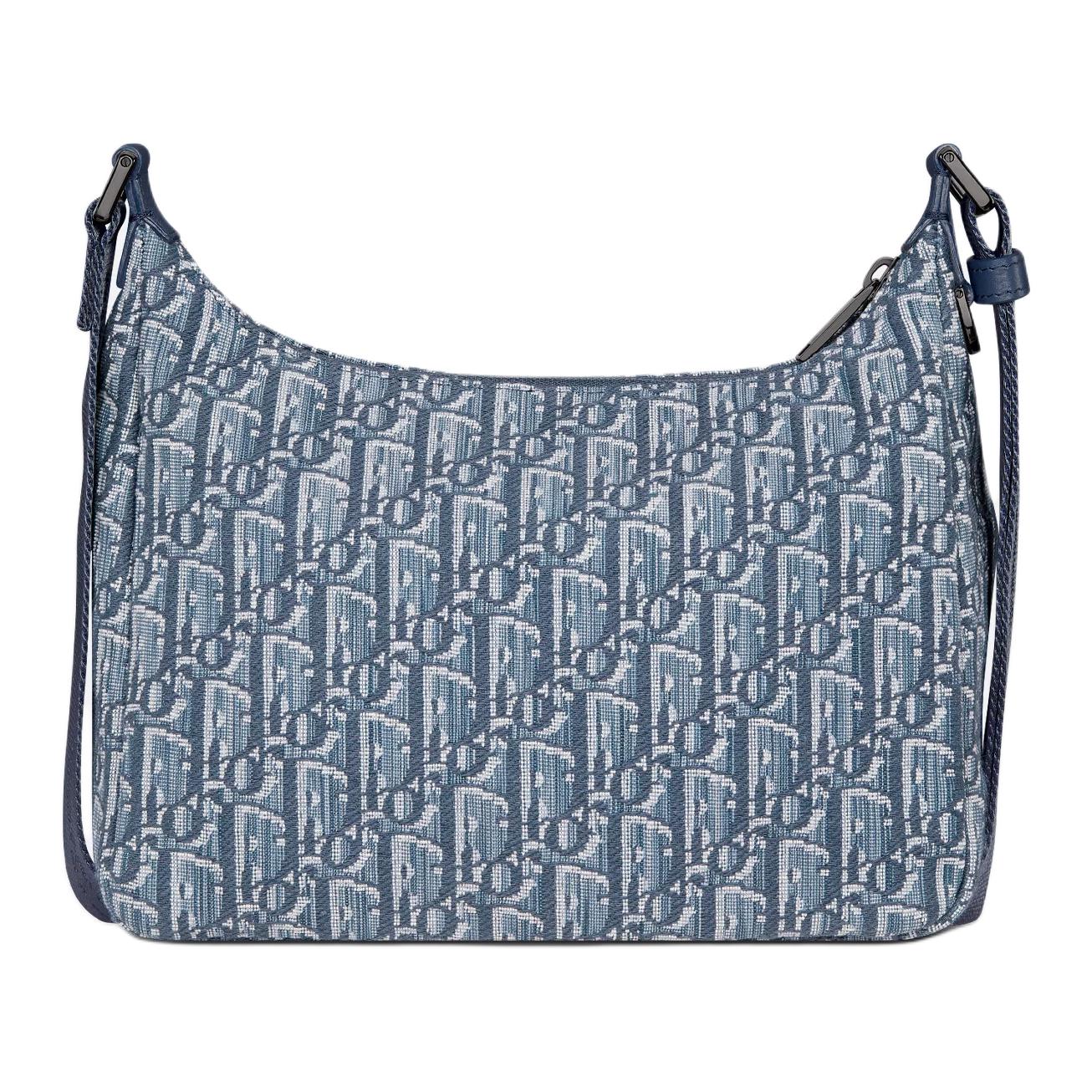 Хлопковая сумка кроссбоди, наплечная сумка trumpets men's blue DIOR, Gift Set(Set+Box+Shopping Bag) — фото 4