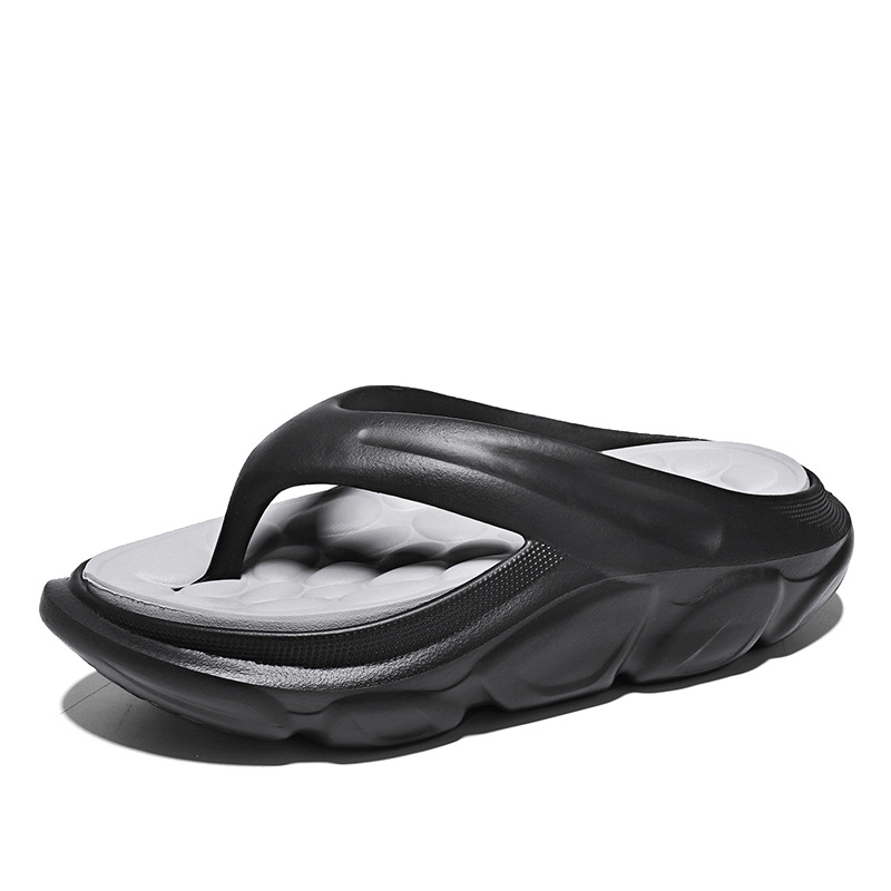 

TAFN Мужские устойчивые к истиранию шлепанцы Black Gray, цвет Black Gray