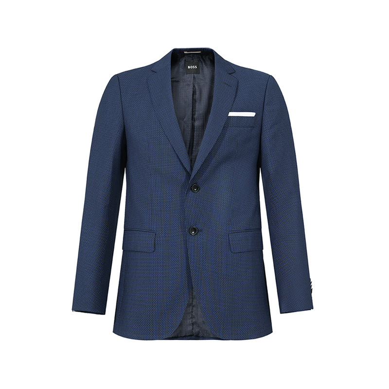 

HUGO BOSS Мужской синий пиджак Business Suit Coat, Blue