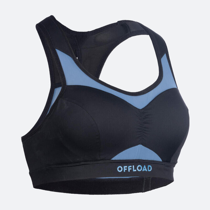 

Бюстгальтер регби R500 женский черный/синий OFFLOAD, цвет blau