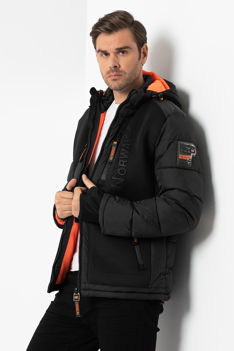 

Зимняя куртка Beachwood с капюшоном Geographical Norway, черный