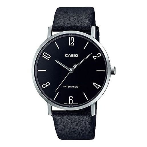 

Часы CASIO Small Belt Waterproof Mens Black Analog, черный
