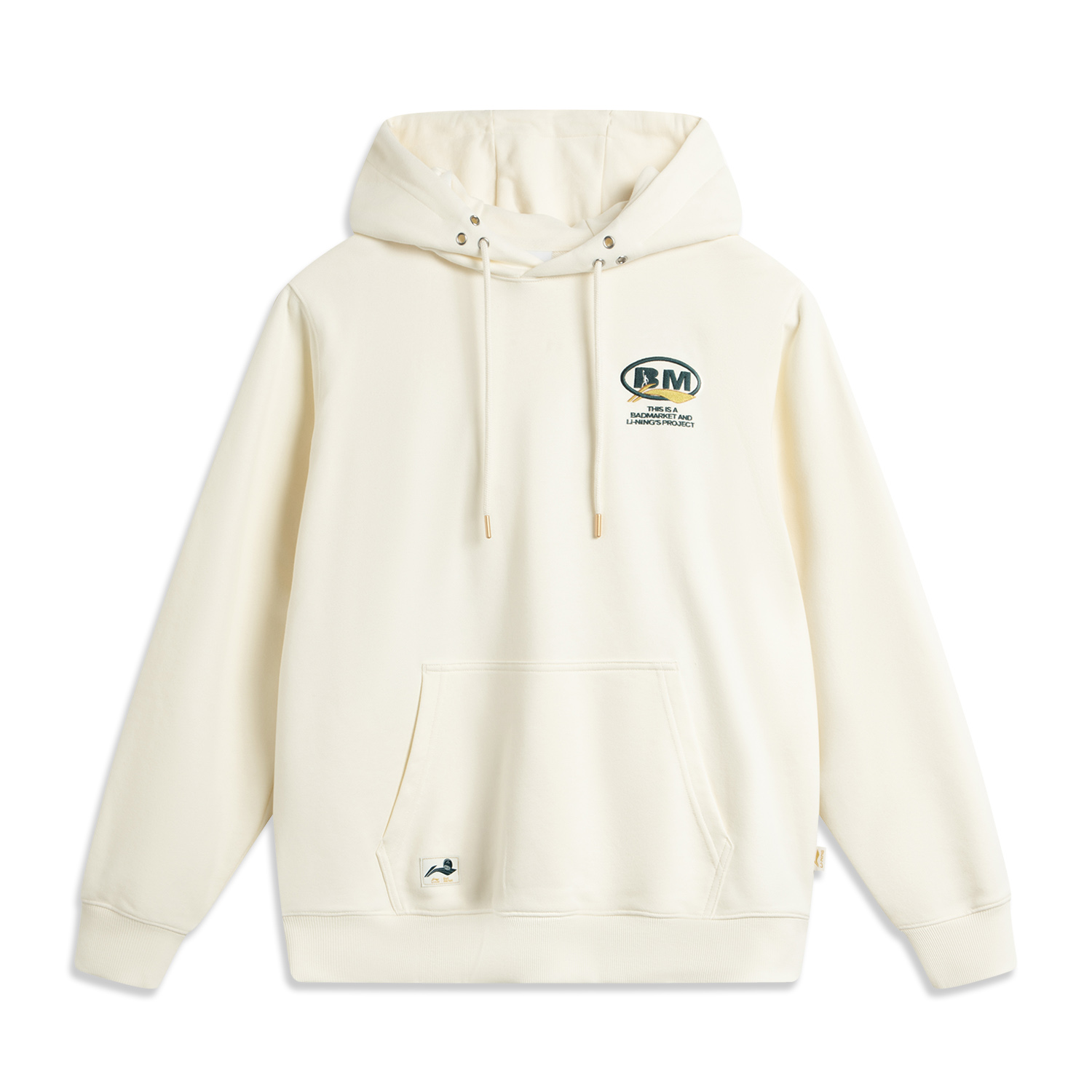 

Мужская толстовка LiNing x BADMARKET Sports Life Collection, цвет экрю