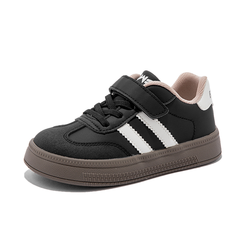 Детские скейтерские кроссовки Low Top Kids' BIG WASP, бежево-черные — фото 3