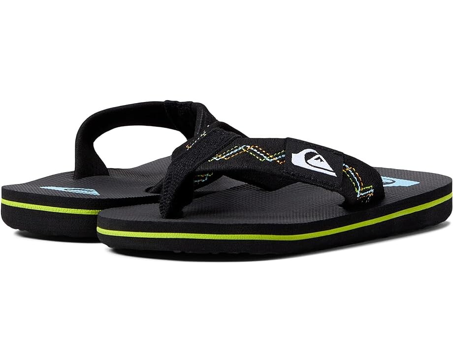 

Сандалии Quiksilver Molokai Stitchy, цвет Black/Black/Grey