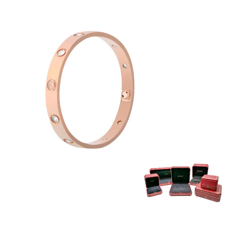

Cartier Браслет Love Diamond из розового золота 18 карат