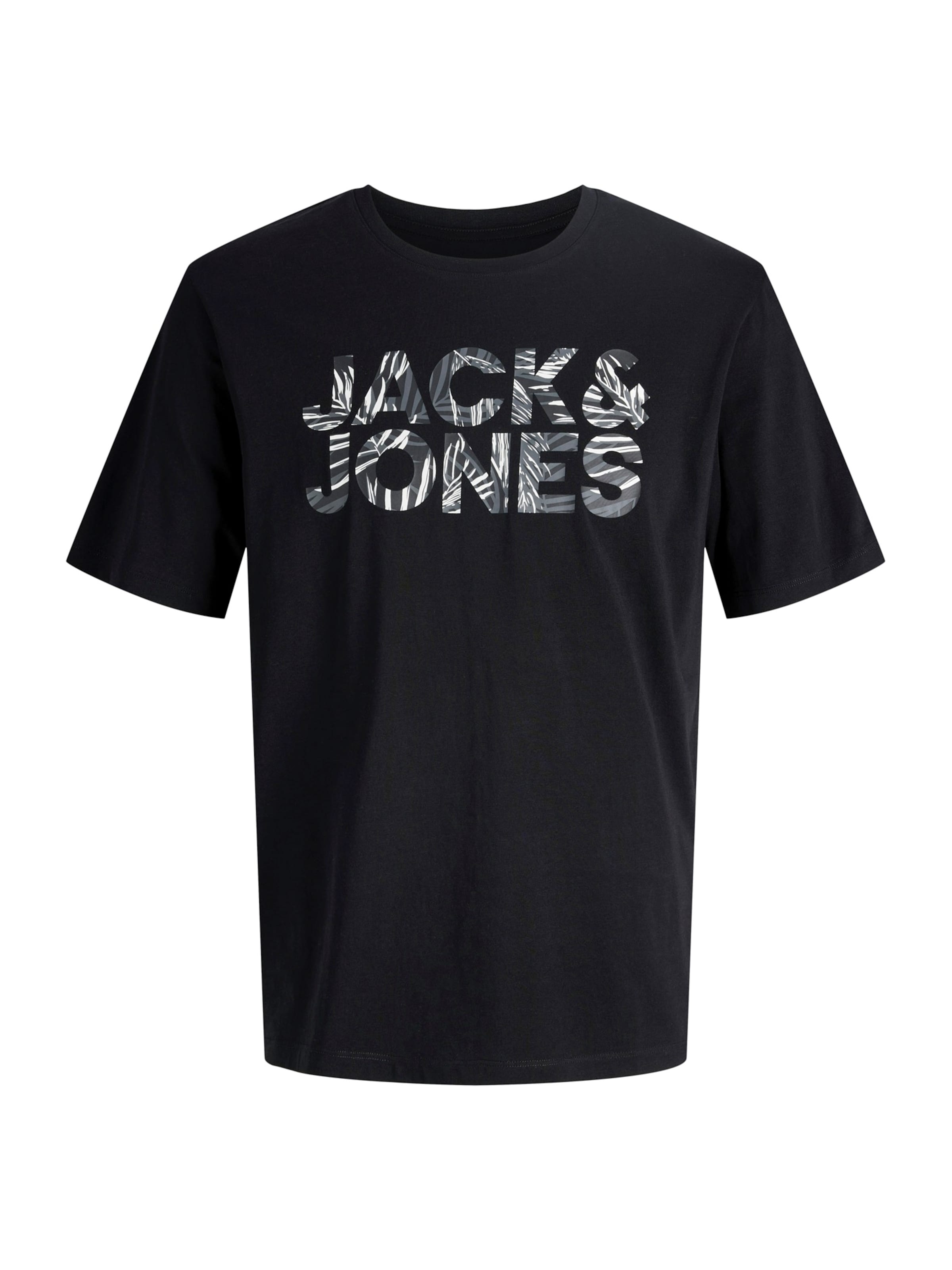 

Jack & Jones Junior Футболка 'JJEJEFF' в черном цвете